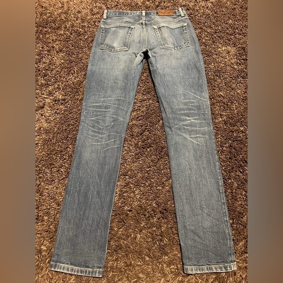 Buck Mason Men’s Size 31x32 Button Fly Standard Fit Selvedge Denim Blue EUC - Picture 8 of 10